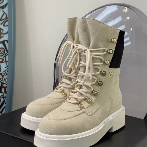 High Quality Luxury Chanel Classic Ankle Boots – Style 06054 alternate view