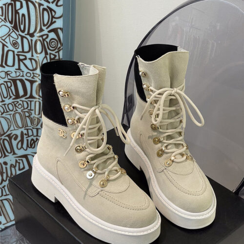 High Quality Luxury Chanel Classic Ankle Boots – Style 06054 product detail