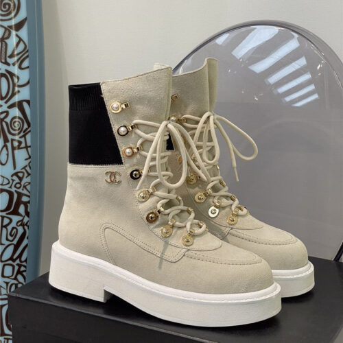 High Quality Luxury Chanel Classic Ankle Boots – Style 06054