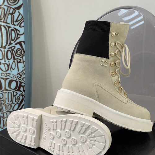 High Quality Luxury Chanel Classic Ankle Boots – Style 06054 product detail