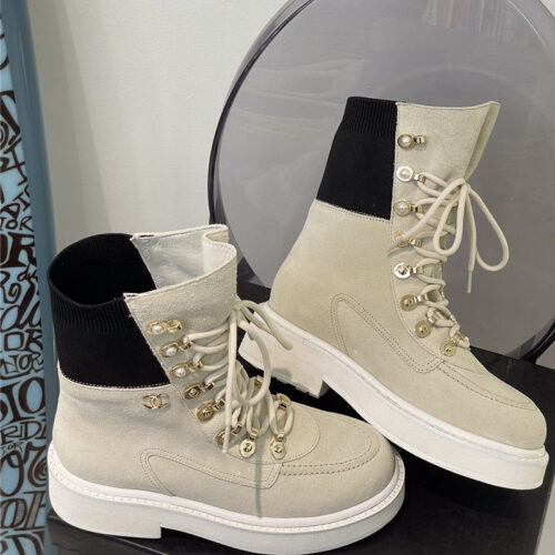 High Quality Luxury Chanel Classic Ankle Boots – Style 06054 product detail