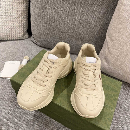 High Quality Luxury Gucci Womens Rhyton Leather Sneakers – Style 14995 product detail