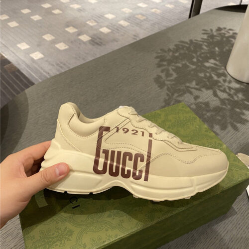High Quality Luxury Gucci Womens Rhyton Leather Sneakers – Style 14995 product detail