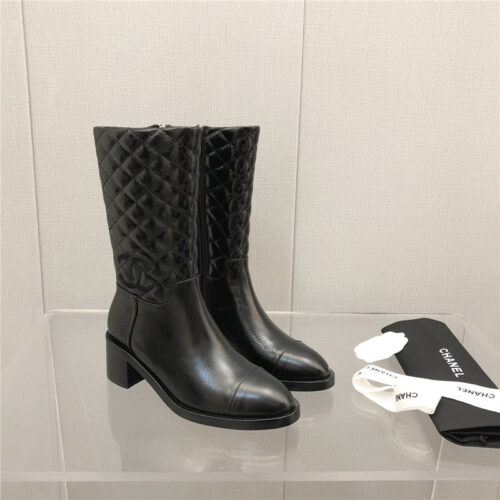 High Quality Luxury Chanel Logo Classic Ankle Boots – Style 98598