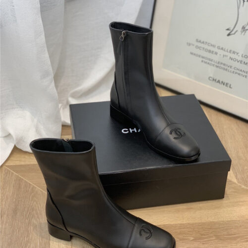 High Quality Luxury Chanel Vintage Ankle Boots – Style 19430 product detail