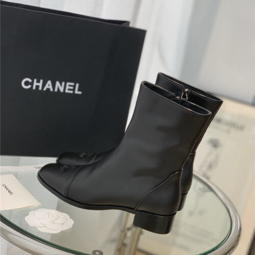 High Quality Luxury Chanel Vintage Ankle Boots – Style 19430 product detail