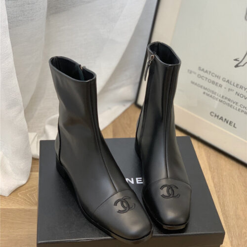 High Quality Luxury Chanel Vintage Ankle Boots – Style 19430
