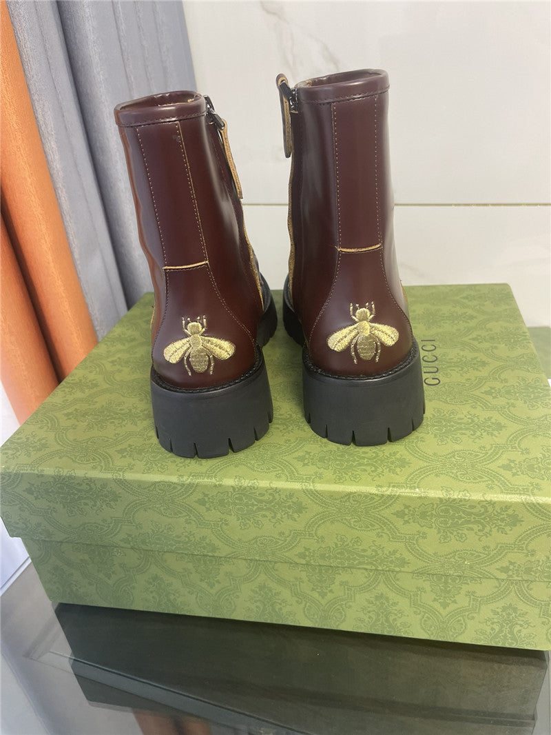 High Quality Luxury Gucci Horsebit Ankle Boots – Style 73171 product detail