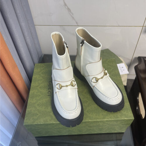 High Quality Luxury Gucci Horsebit Ankle Boots – Style 05939 alternate view