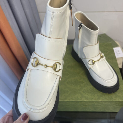 High Quality Luxury Gucci Horsebit Ankle Boots – Style 05939 product detail