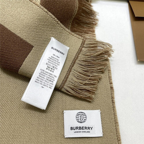 High Quality Luxury Burberry Wool Jacquard Scarf – Style 24653 product detail