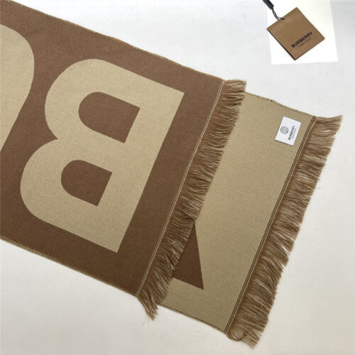 High Quality Luxury Burberry Wool Jacquard Scarf – Style 24653 product detail