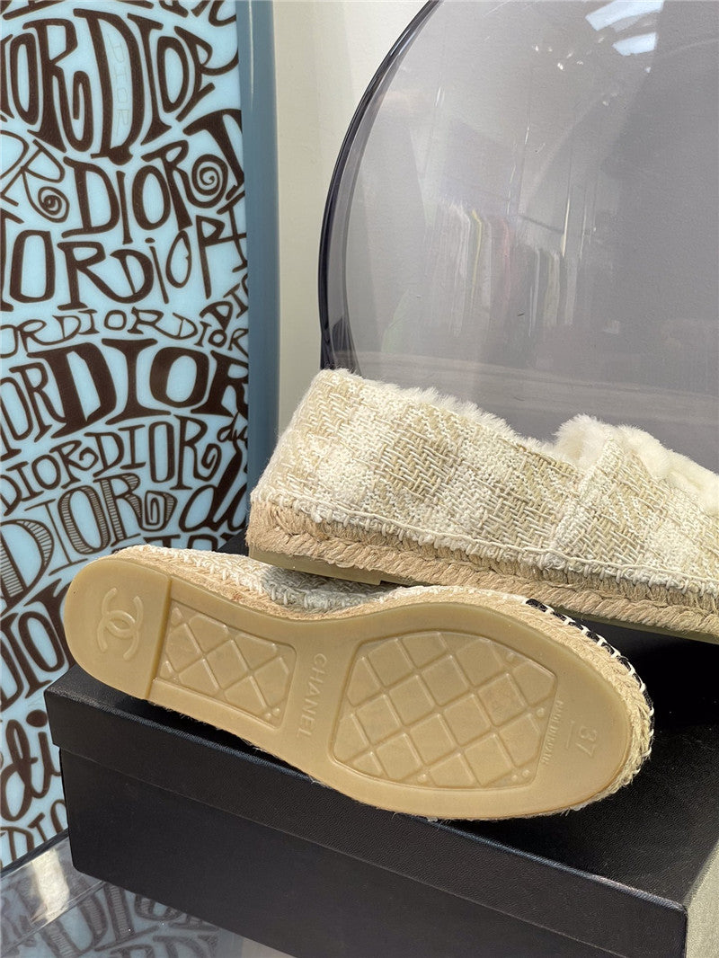High Quality Luxury Chanel Fur Fisherman Shoes – Style 37446 product detail