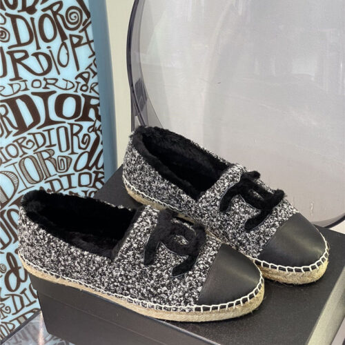 High Quality Luxury Chanel Fur Fisherman Shoes – Style 73606 alternate view