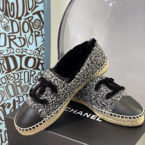 High Quality Luxury Chanel Fur Fisherman Shoes – Style 73606 product detail