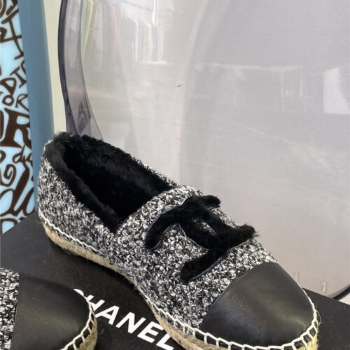 High Quality Luxury Chanel Fur Fisherman Shoes – Style 73606 product detail