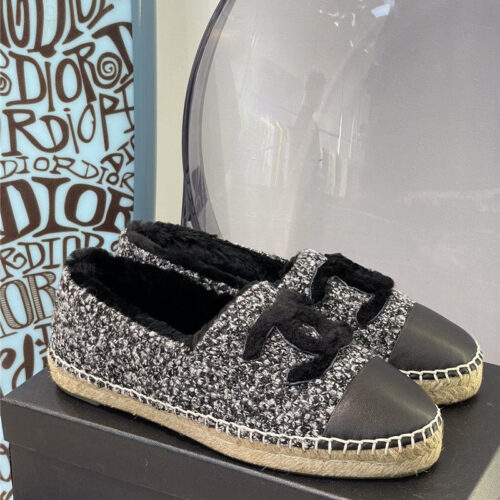 High Quality Luxury Chanel Fur Fisherman Shoes – Style 73606