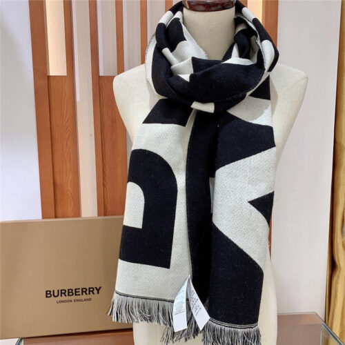 High Quality Luxury Burberry Wool Jacquard Scarf – Style 24651 product detail