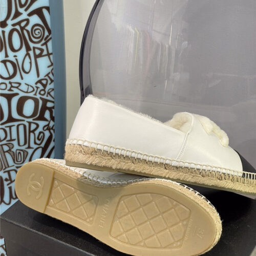 High Quality Luxury Chanel Fur Fisherman Shoes product detail