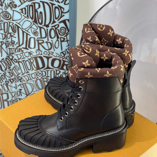 High Quality Luxury Louis Vuitton Shell Toe Ankle Boots product detail
