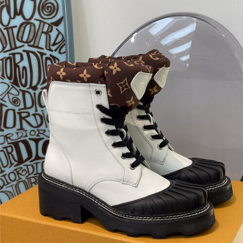 High Quality Luxury Louis Vuitton Shell Toe Ankle Boots – Style 03299 alternate view
