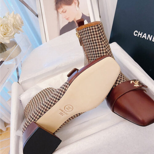 High Quality Luxury Chanel Vintage Ankle Boots – Style 50502 product detail