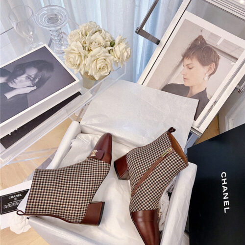 High Quality Luxury Chanel Vintage Ankle Boots – Style 50502 product detail