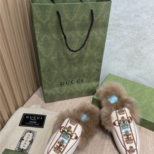 High Quality Luxury Gucci Loafers Slippers – Style 10355 product detail