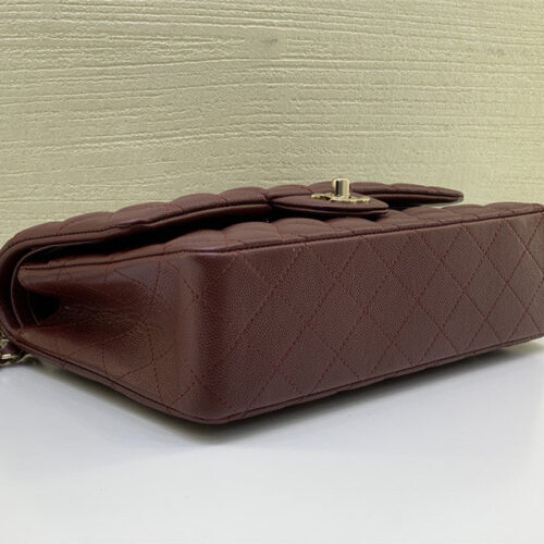 High Quality Luxury Chanel Classic CF 2.55 Burgundy Bag – Style 47368 product detail