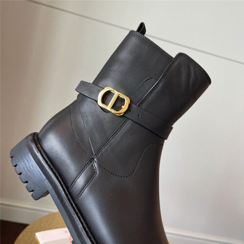 High Quality Luxury Dior Cd Buckle Ankle Boots product detail