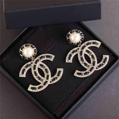 High Quality Luxury Chanel Cc Earrings alternate view