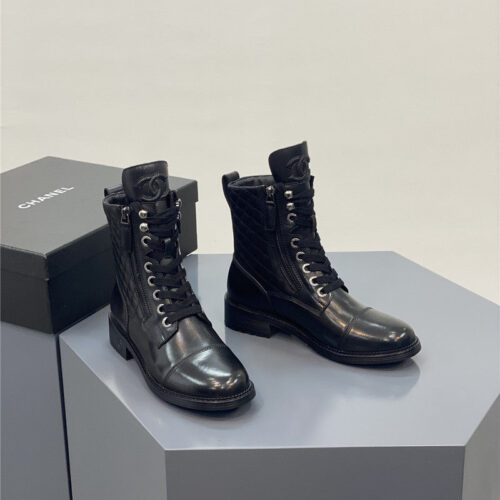 High Quality Luxury Chanel Classic Ankle Boots – Style 24710 alternate view