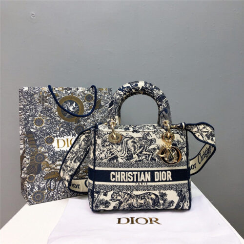 High Quality Luxury Dior Medium Lady D-Lite Bag – Style 25482