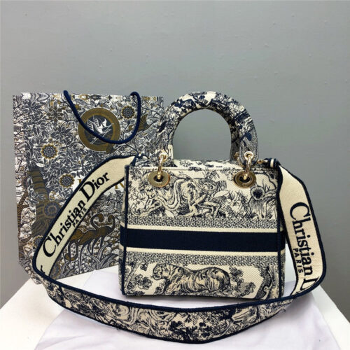 High Quality Luxury Dior Medium Lady D-Lite Bag – Style 25482 alternate view