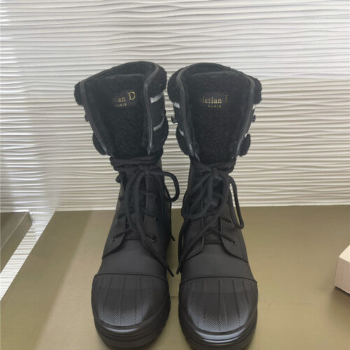 High Quality Luxury Dior Latest Catwalk Models Martin Boots – Style 18374 alternate view