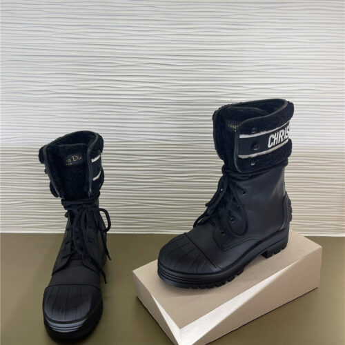 High Quality Luxury Dior Latest Catwalk Models Martin Boots – Style 18374