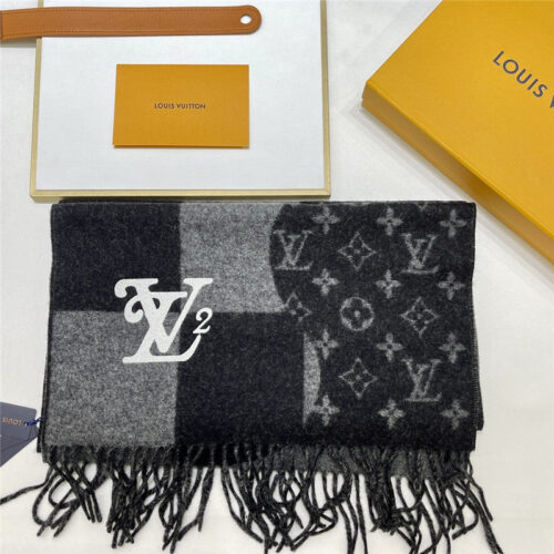 High Quality Luxury Louis Vuitton Cashmere Shawl product detail
