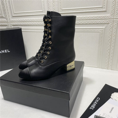 High Quality Luxury Chanel Classic Ankle Boots – Style 80070 product detail
