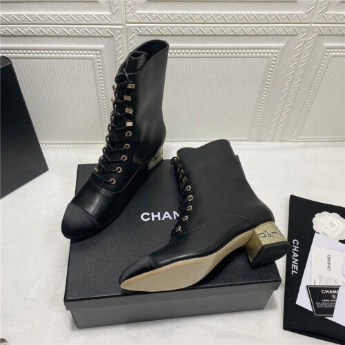 High Quality Luxury Chanel Classic Ankle Boots – Style 80070 product detail