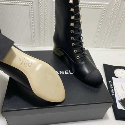 High Quality Luxury Chanel Classic Ankle Boots – Style 80070 product detail
