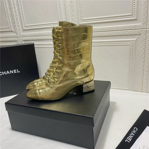 High Quality Luxury Chanel Classic Ankle Boots – Style 43910 product detail