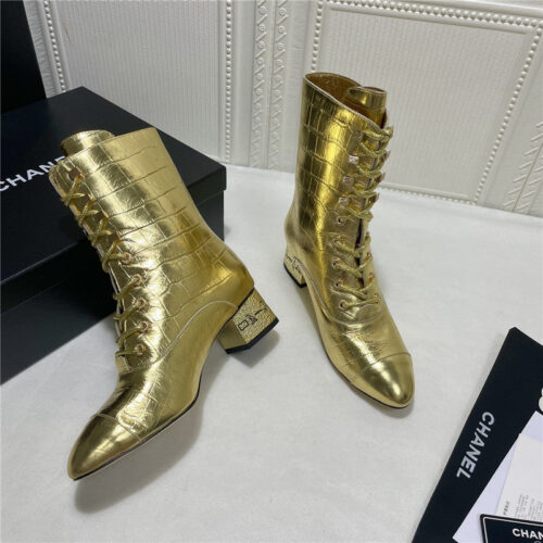 High Quality Luxury Chanel Classic Ankle Boots – Style 43910 product detail