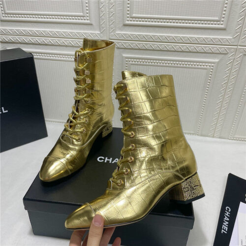 High Quality Luxury Chanel Classic Ankle Boots – Style 43910