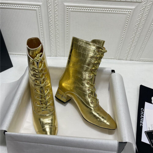 High Quality Luxury Chanel Classic Ankle Boots – Style 43910 product detail