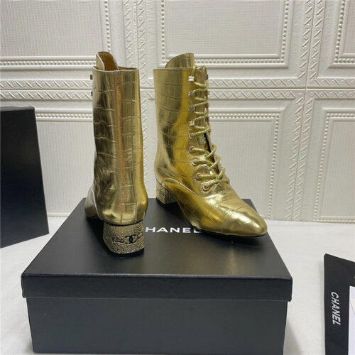 High Quality Luxury Chanel Classic Ankle Boots – Style 43910 product detail