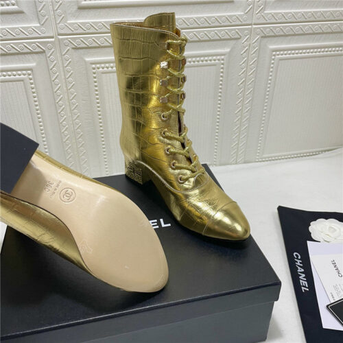 High Quality Luxury Chanel Classic Ankle Boots – Style 43910 product detail