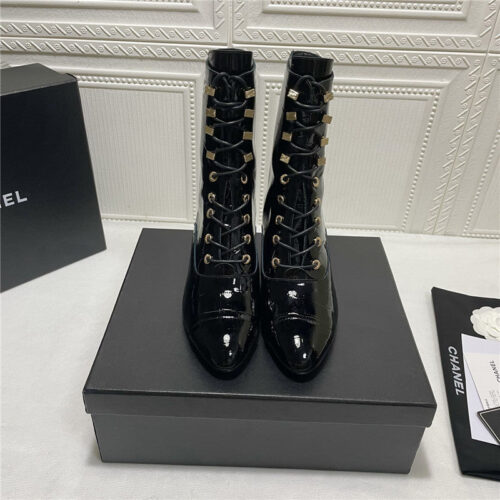 High Quality Luxury Chanel Classic Ankle Boots – Style 07750 alternate view