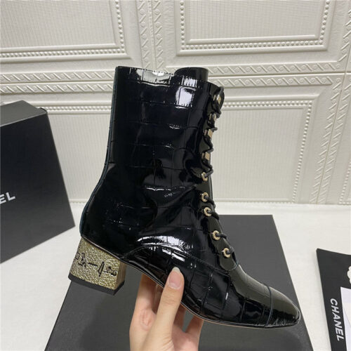 High Quality Luxury Chanel Classic Ankle Boots – Style 07750 product detail