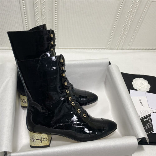 High Quality Luxury Chanel Classic Ankle Boots – Style 07750 product detail