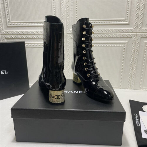 High Quality Luxury Chanel Classic Ankle Boots – Style 07750 product detail